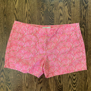 Vineyard Vines Pink Fish Print Shorts